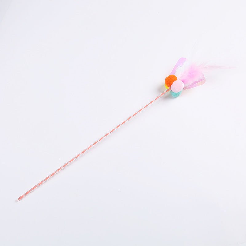 CreatureLand Pom Pom Feather Cat Teaser (3 Colours) - CreatureLand