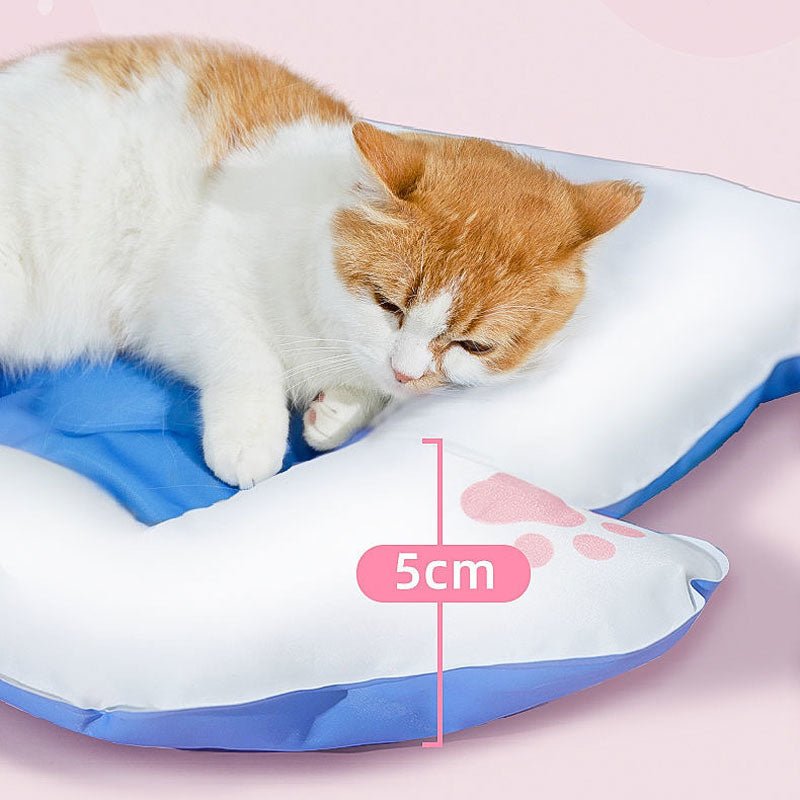 CreatureLand Snow Kitty Cooling Mat - CreatureLand
