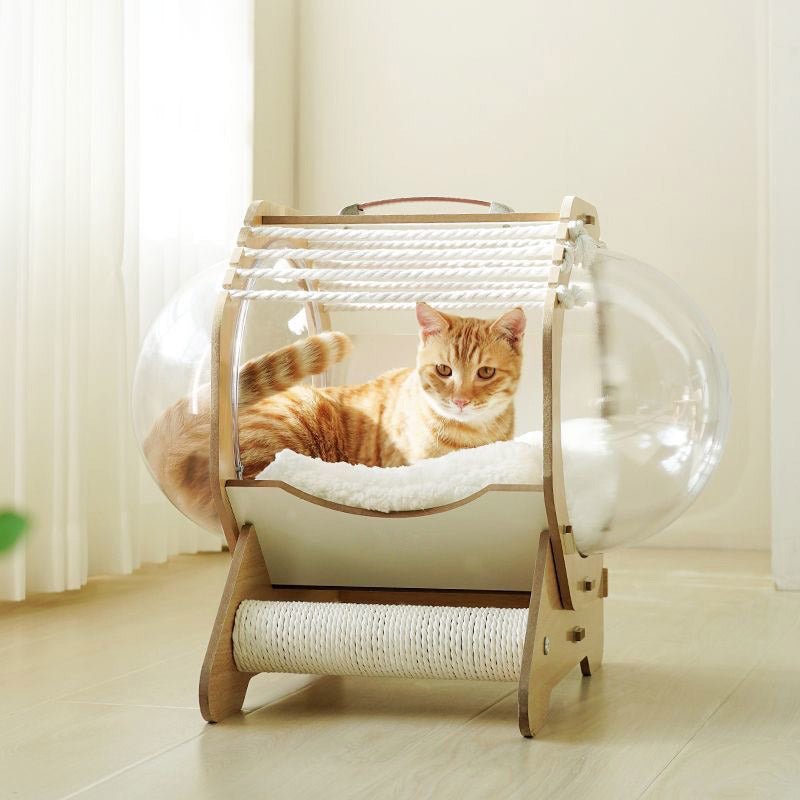 CreatureLand Space Capsule Cat Bed - CreatureLand