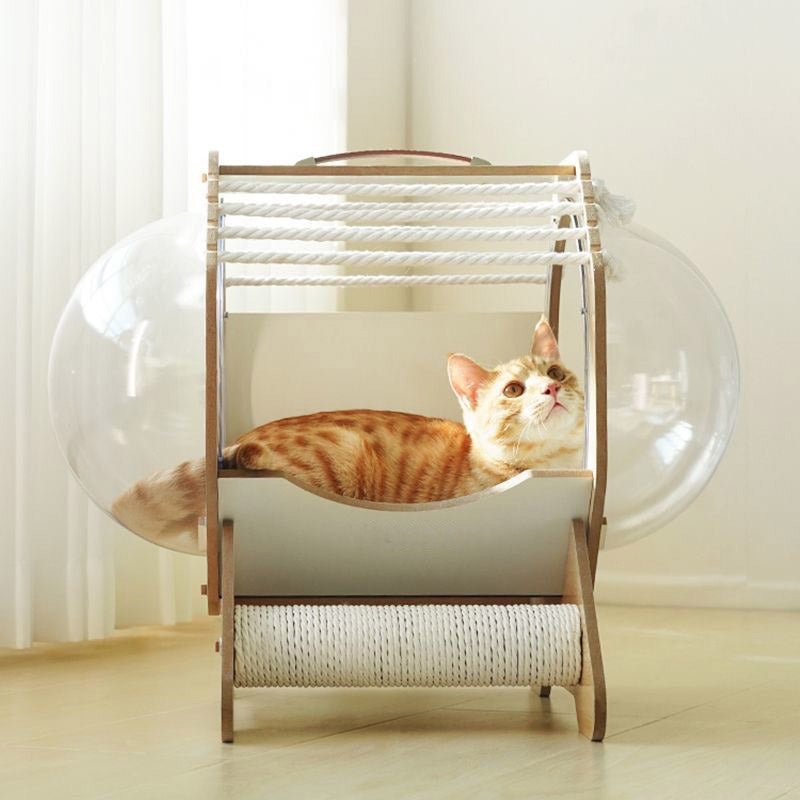 CreatureLand Space Capsule Cat Bed - CreatureLand