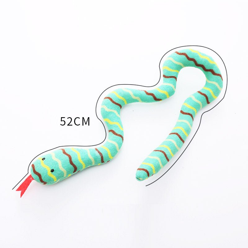CreatureLand Wriggly Snake Catnip Toy (4 Colours) - CreatureLand