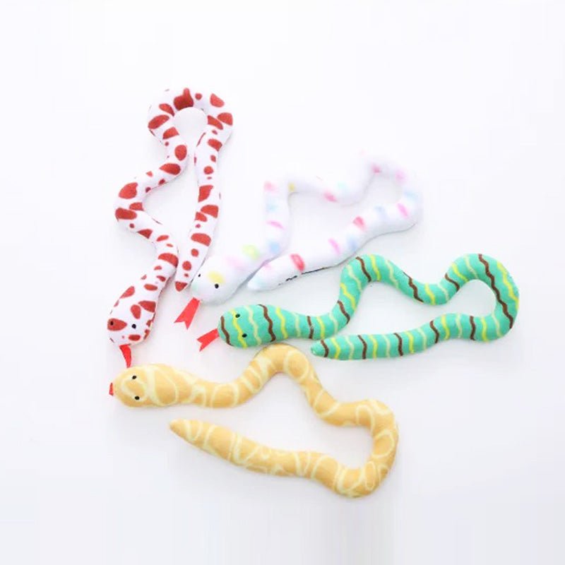 CreatureLand Wriggly Snake Catnip Toy (4 Colours) - CreatureLand