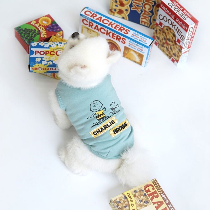 Dentist Appointment Snoopy Check T-Shirt - Blue - CreatureLand