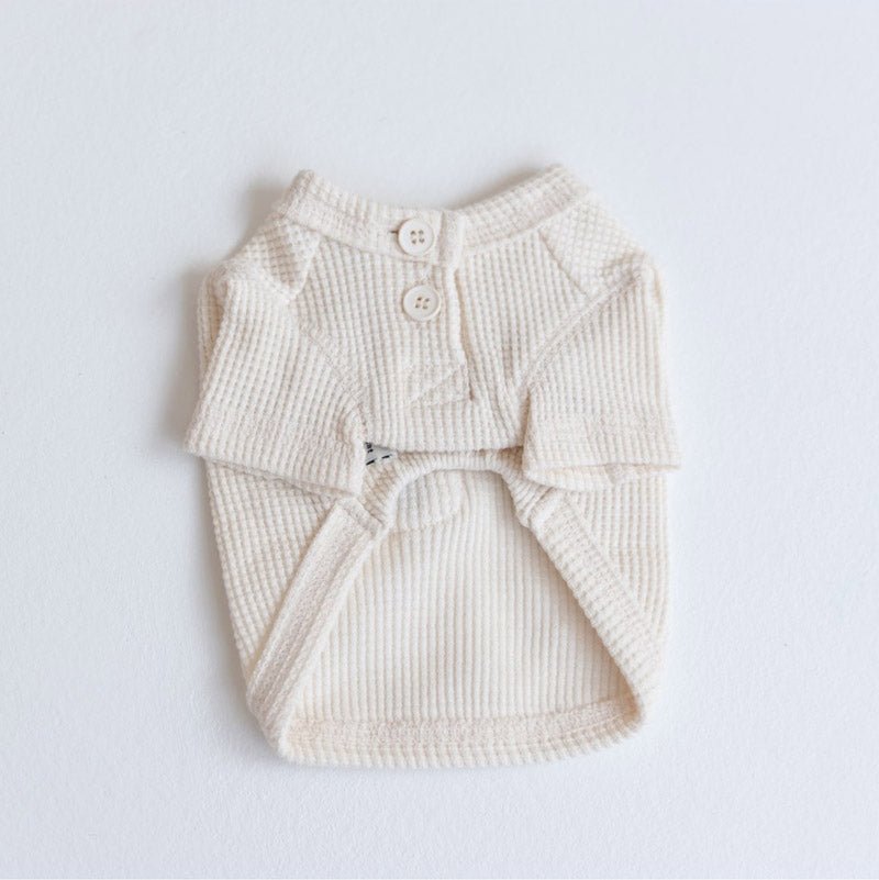 Dentist Appointment Waffle Crop T-shirt - Ivory - CreatureLand