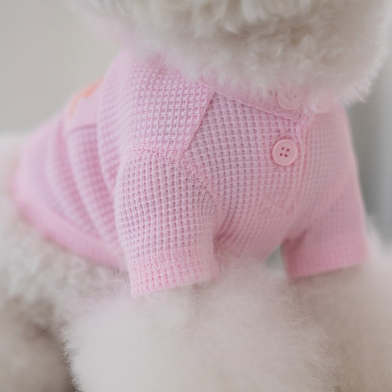 Dentist Appointment Waffle Crop T-shirt - Pink - CreatureLand