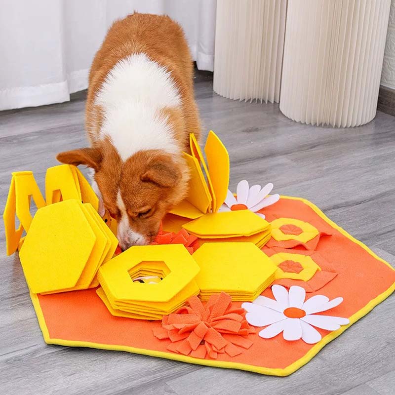 DogLemi Honey Bee Snuffle Mat Dog Toy - CreatureLand