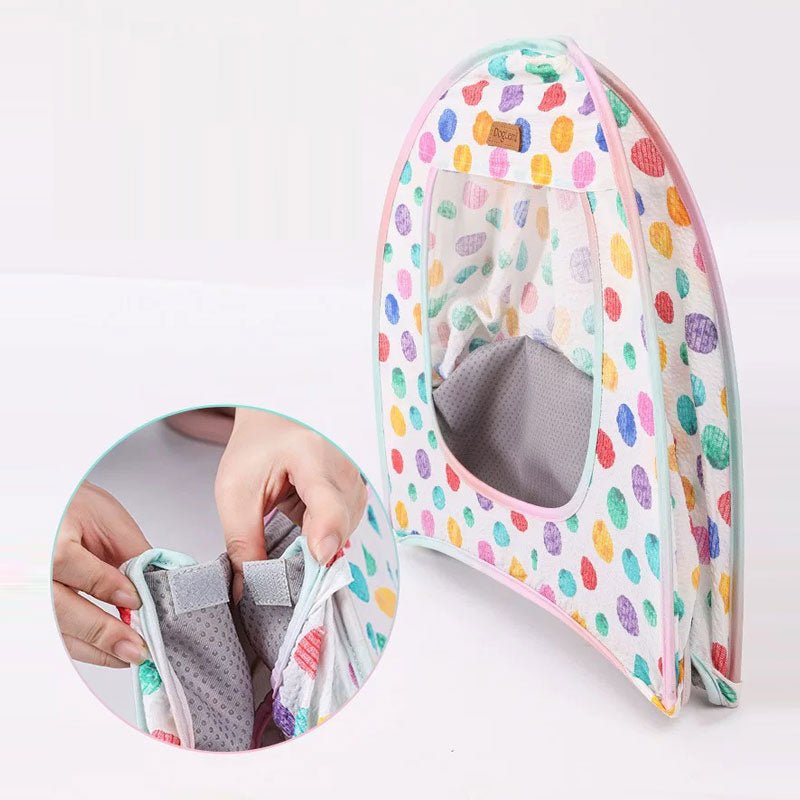DogLemi Rainbow Dots Pet Tent - CreatureLand