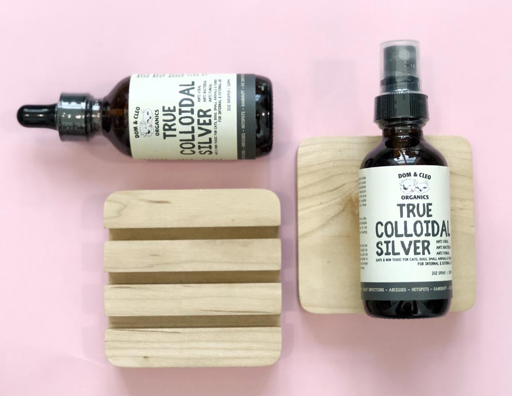 Dom & Cleo Organics True Colloidal Silver Spray - CreatureLand