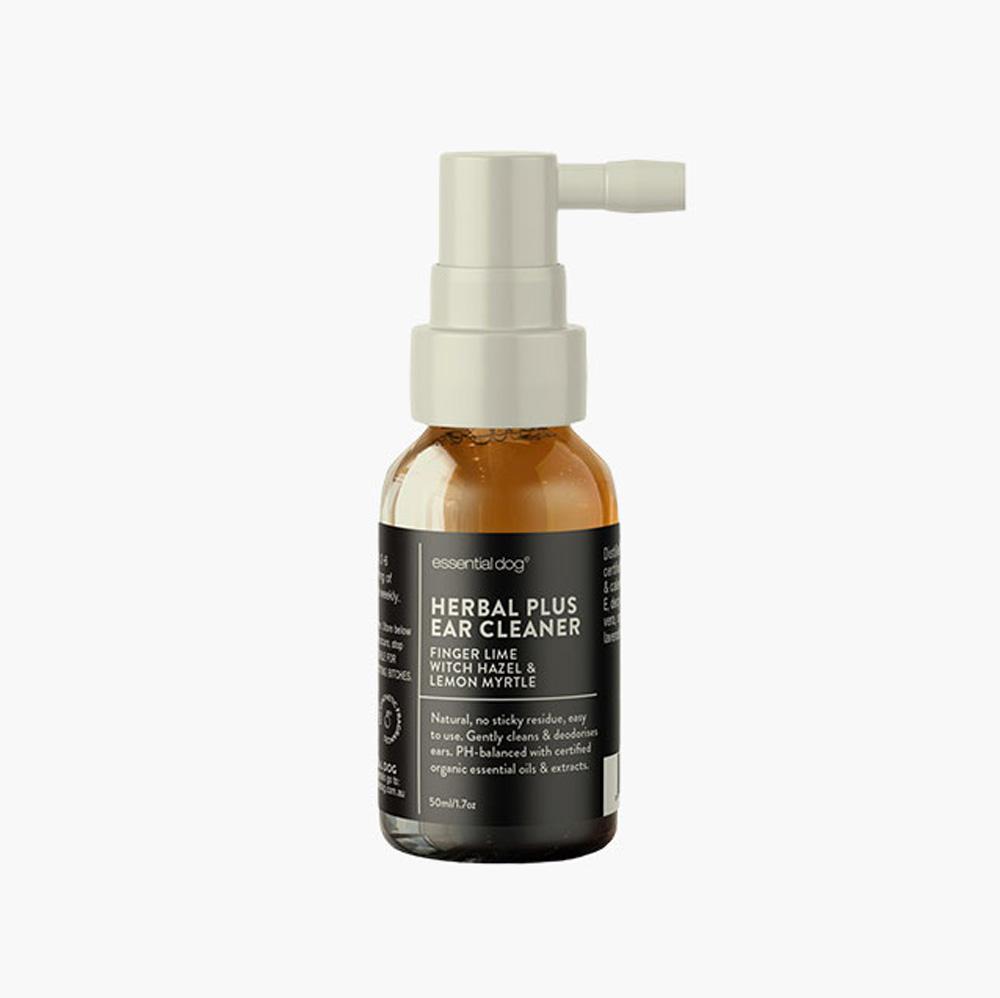 Essential Dog Herbal Ear Cleaner: Witch Hazel, Finger Lime And Lemon Myrtle ( 50ml ) - CreatureLand