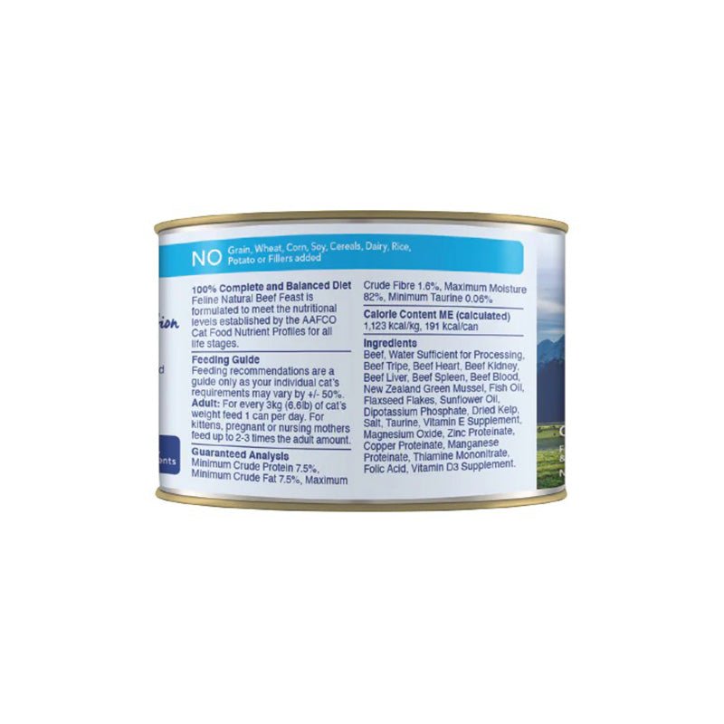 Feline Natural Beef Feast Canned Cat Food (170g) - CreatureLand