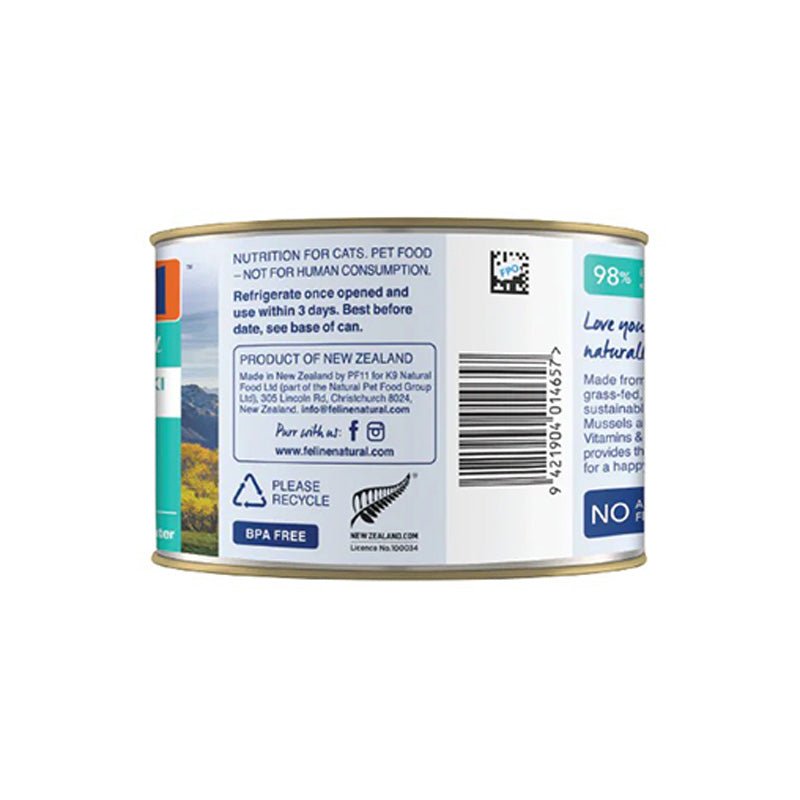 Feline Natural Beef & Hoki Feast Canned Cat Food (170g) - CreatureLand
