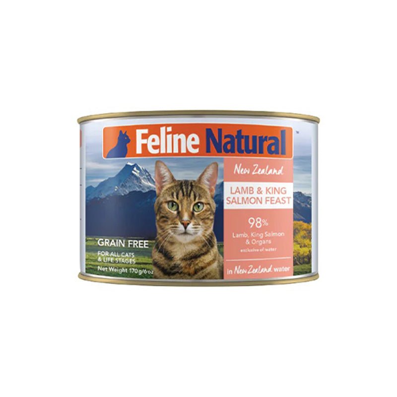 Feline Natural Lamb & King Salmon Feast Canned Cat Food (170g) - CreatureLand