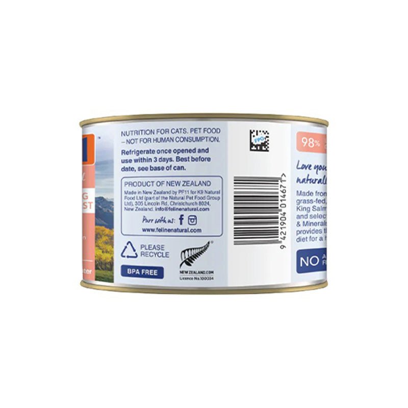 Feline Natural Lamb & King Salmon Feast Canned Cat Food (170g) - CreatureLand