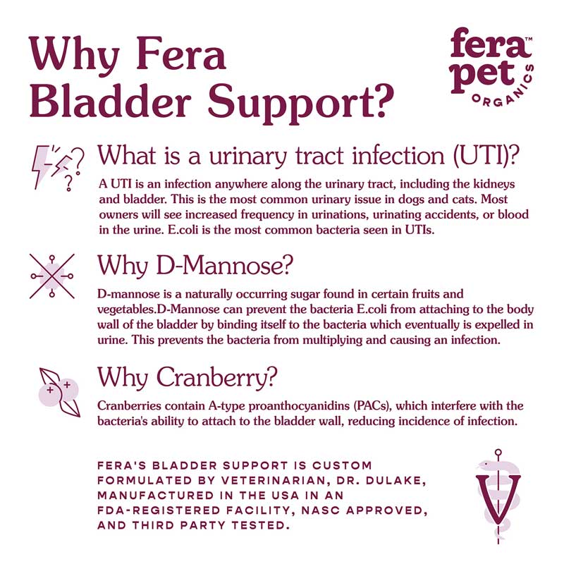 Fera Pet Organics Bladder Support for Dogs and Cats - CreatureLand