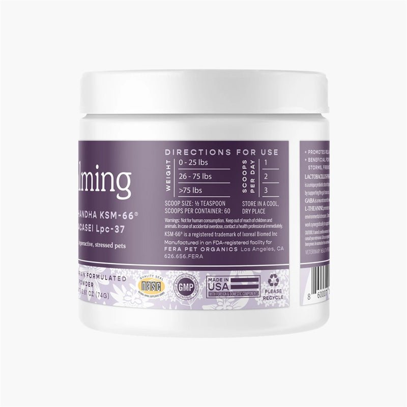 Fera Pet Organics Calming Support for Dogs and Cats - CreatureLand