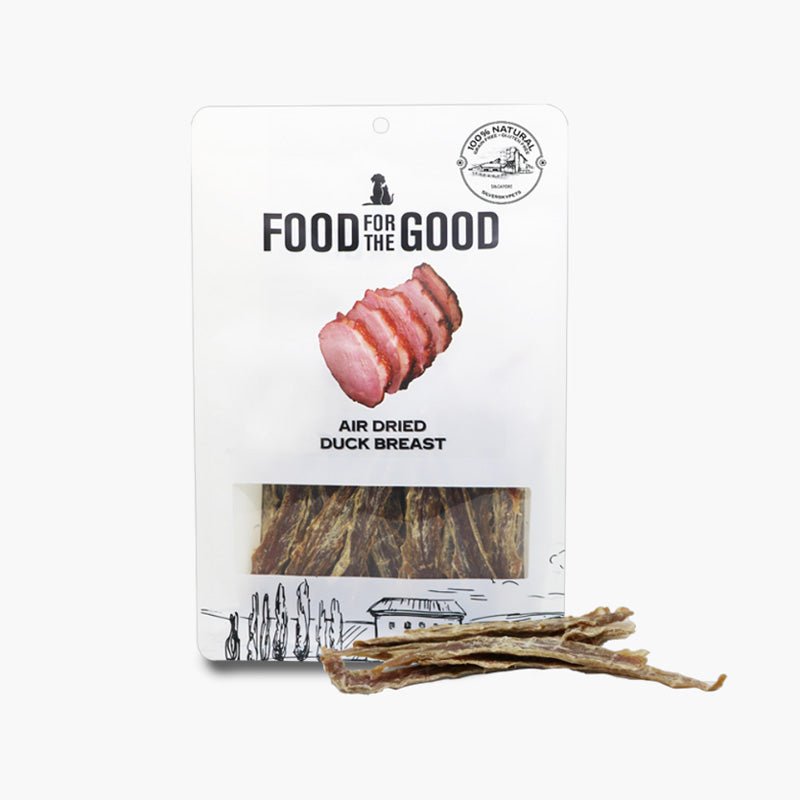 Food For The Good Air Dried Duck Breast Treats For Dog & Cat (300g) - CreatureLand