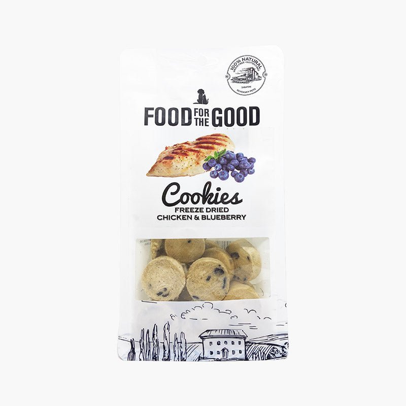 Food For The Good Freeze Dried Chicken & Blueberry Cookie For Dog & Cat (70g) - CreatureLand