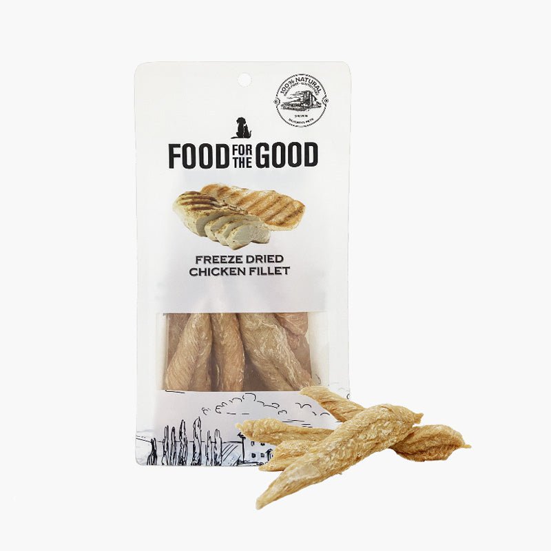 Food For The Good Freeze Dried Chicken Fillet Treats For Dog & Cat (100g) - CreatureLand