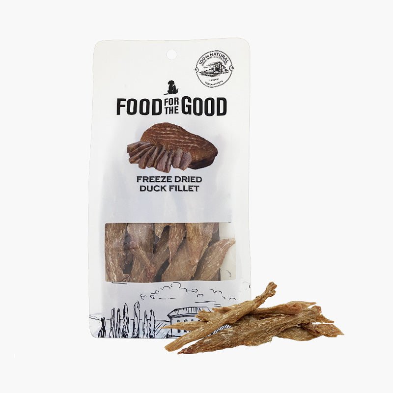 Food For The Good Freeze Dried Duck Fillet Treats For Dog & Cat (100g) - CreatureLand
