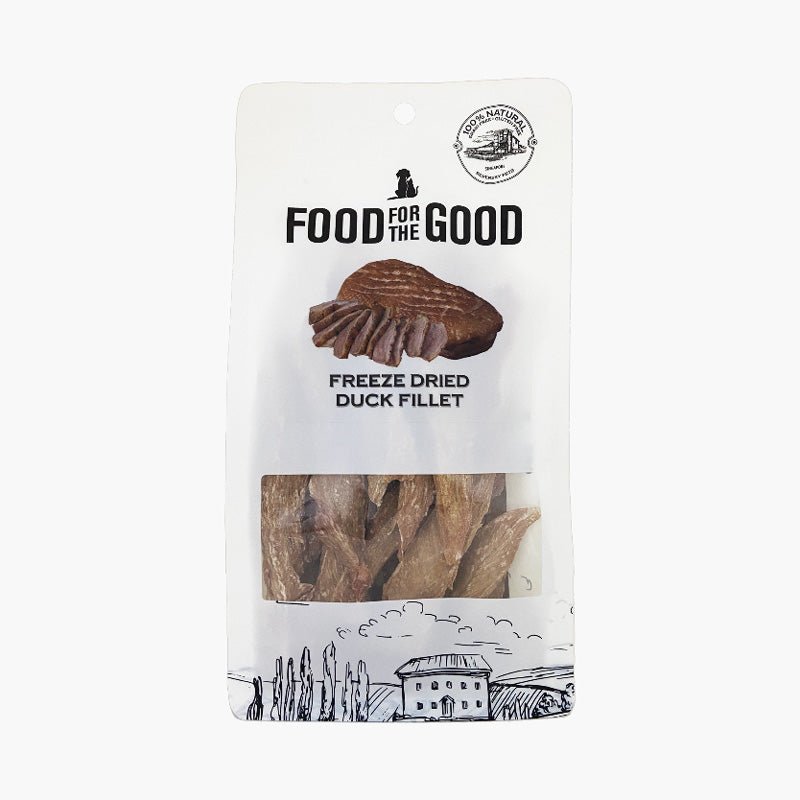 Food For The Good Freeze Dried Duck Fillet Treats For Dog & Cat (100g) - CreatureLand