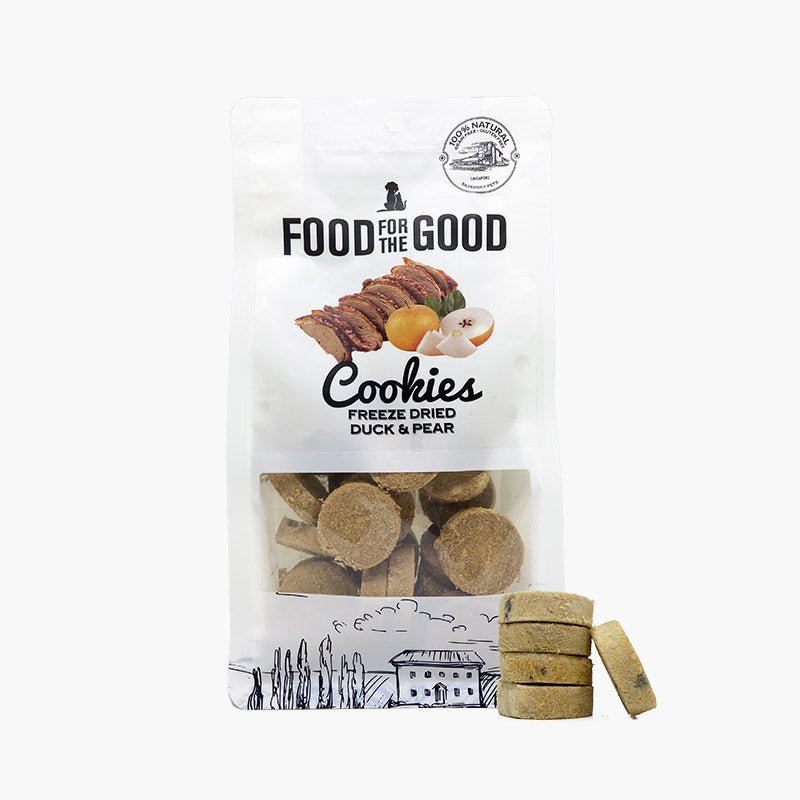 Food For The Good Freeze Dried Duck & Pear Cookie For Dog & Cat (70g) - CreatureLand