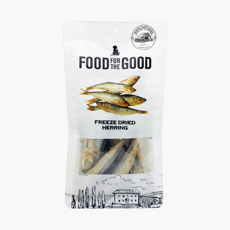 Food For The Good Freeze Dried Herring Treats For Dog & Cat (50g) - CreatureLand