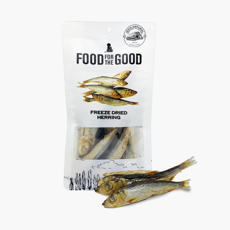 Food For The Good Freeze Dried Herring Treats For Dog & Cat (50g) - CreatureLand