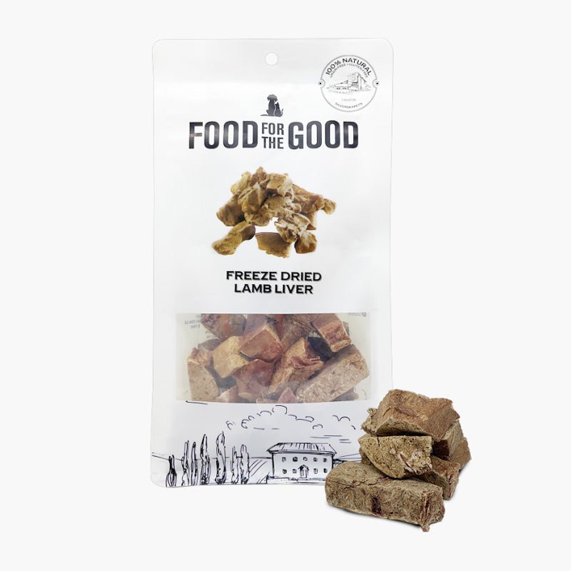 Food For The Good Freeze Dried Lamb Liver Treats For Dog & Cat (70g) - CreatureLand