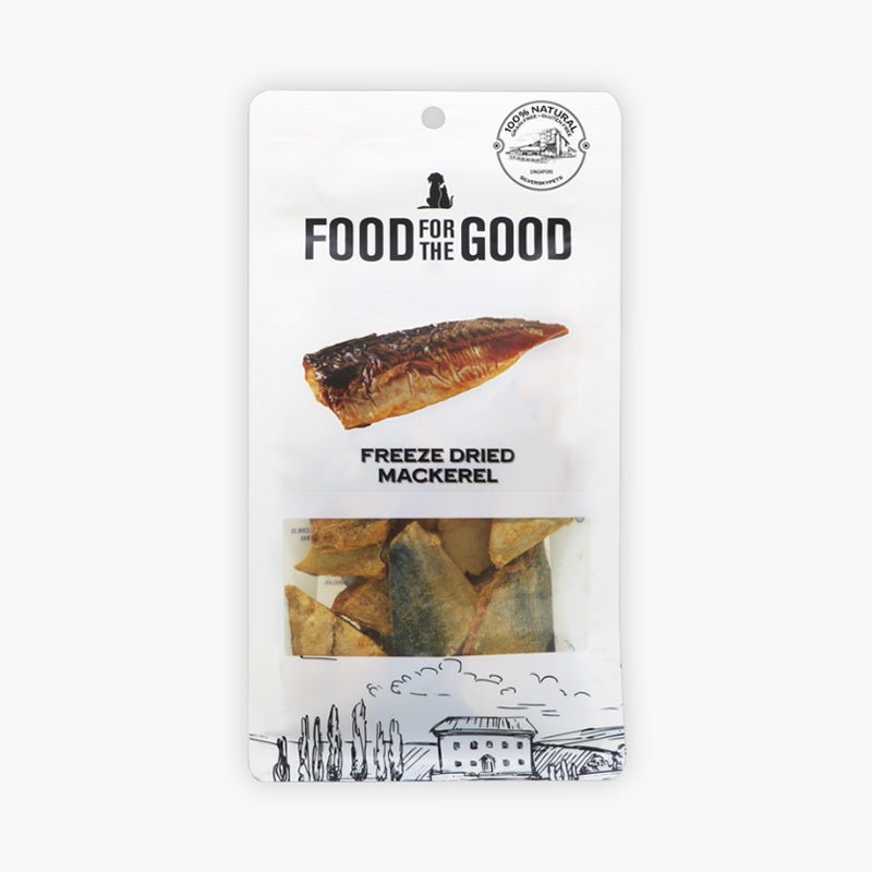 Food For The Good Freeze Dried Mackerel Treats For Dog & Cat (70g) - CreatureLand