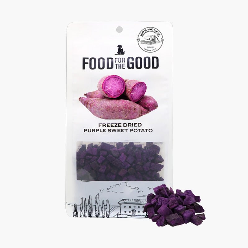 Food For The Good Freeze Dried Purple Sweet Potato Treats For Dog & Cat (70g) - CreatureLand