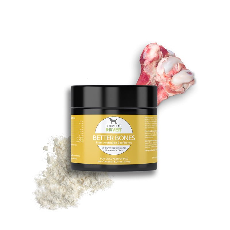 Four Leaf Rover Better Bones - Dried Bone For Homemade Diets - CreatureLand