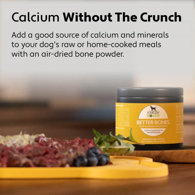 Four Leaf Rover Better Bones - Dried Bone For Homemade Diets - CreatureLand