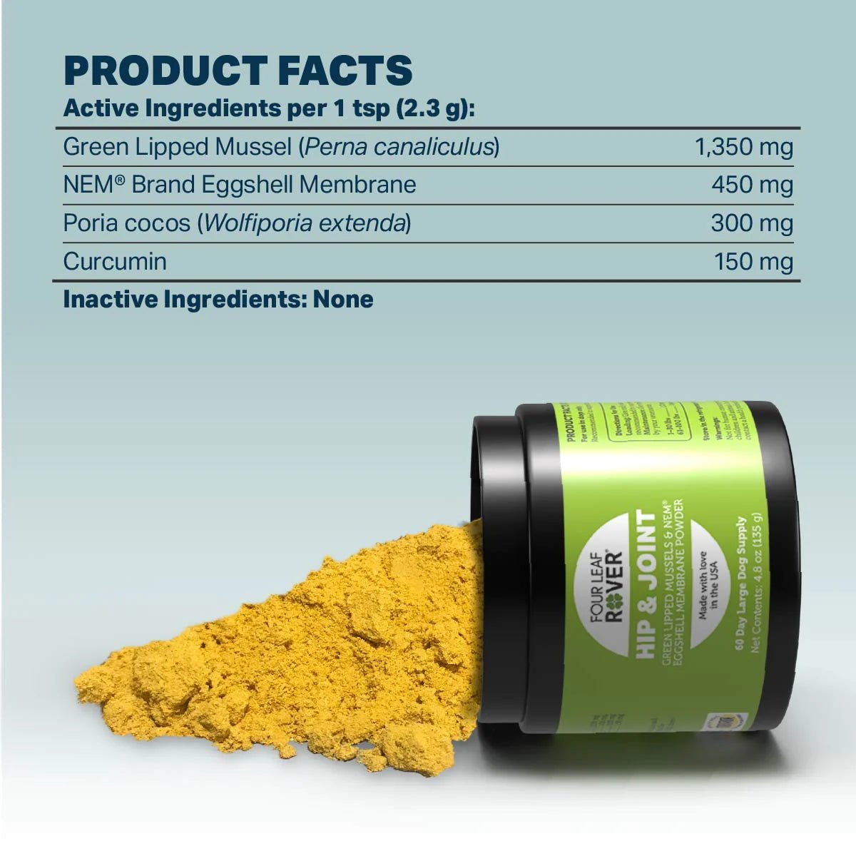 Four Leaf Rover Hip & Joint - Natural Joint Support - CreatureLand