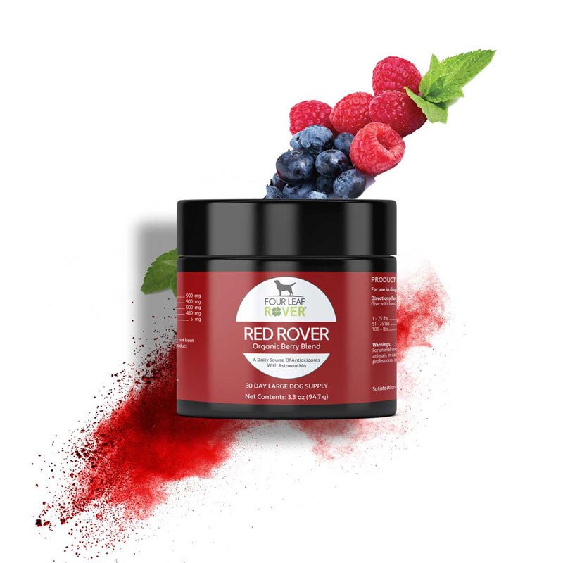 Four Leaf Rover Red Rover - Organic Berries For Dogs - CreatureLand