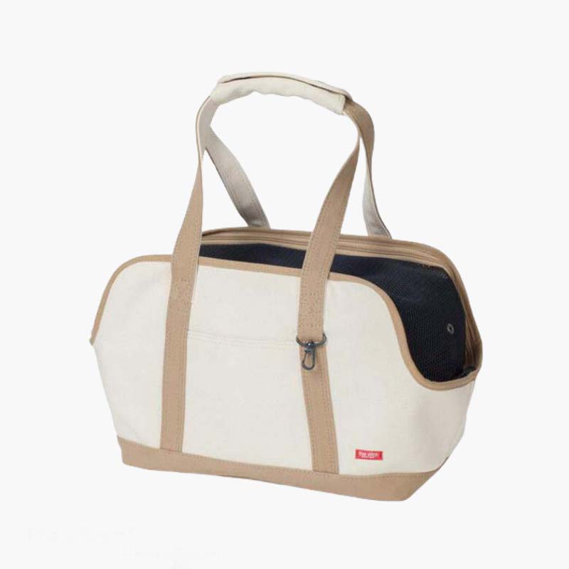 freestitch Square Tote Carry Bag - Beige - CreatureLand