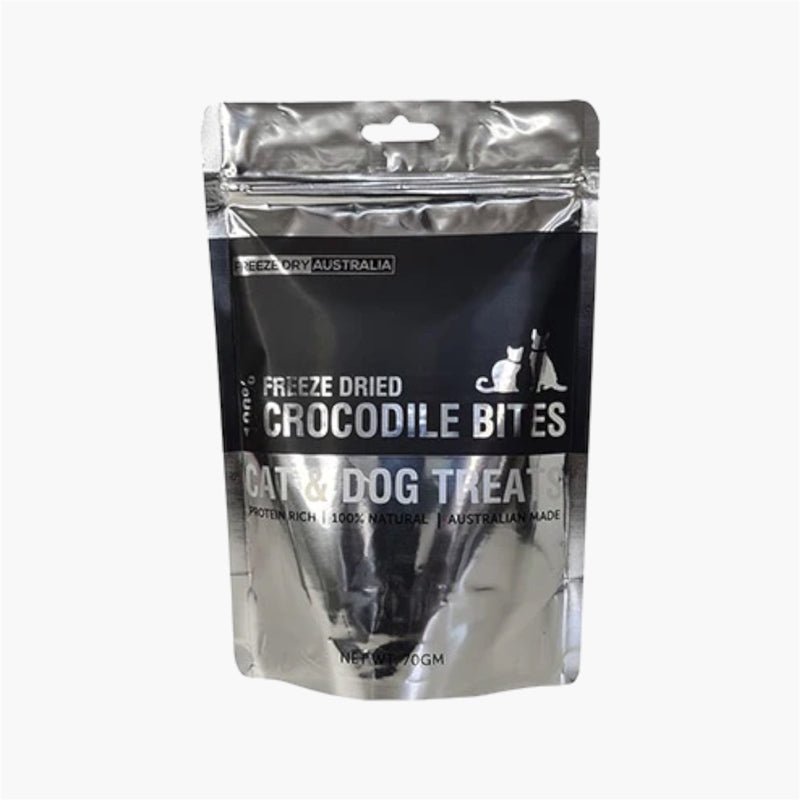 Freeze Dry Australia Freeze Dried Treats | Crocodile Bites (70g) - CreatureLand
