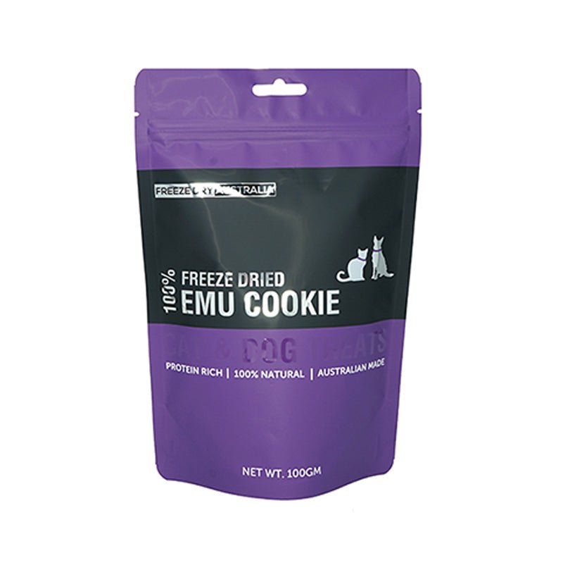 Freeze Dry Australia Freeze Dried Treats | Emu Cookie (100g) - CreatureLand