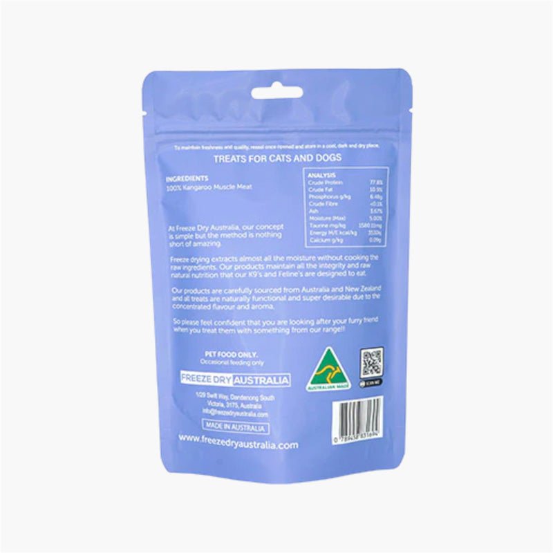 Freeze Dry Australia Freeze Dried Treats | Kangaroo Cookie (100g) - CreatureLand