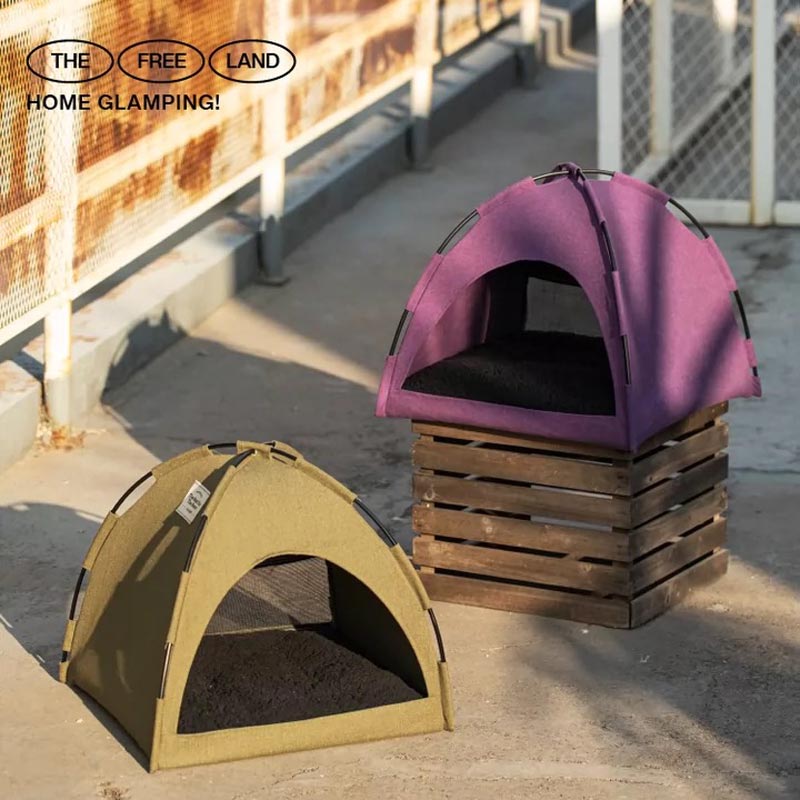 Furrytail Camping Tent Cat House (2 Colours) - CreatureLand