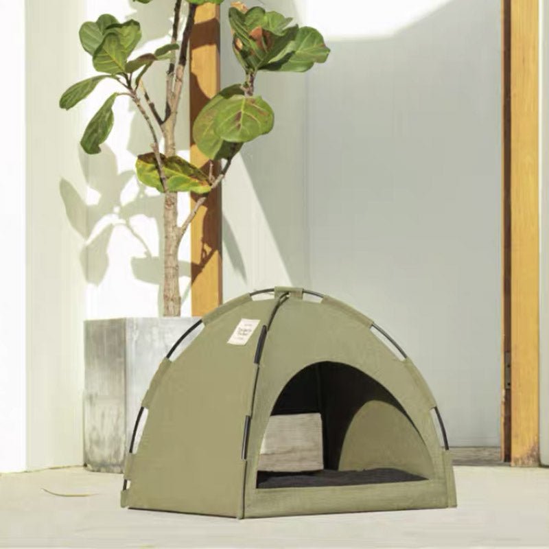 Furrytail Camping Tent Cat House (2 Colours) - CreatureLand