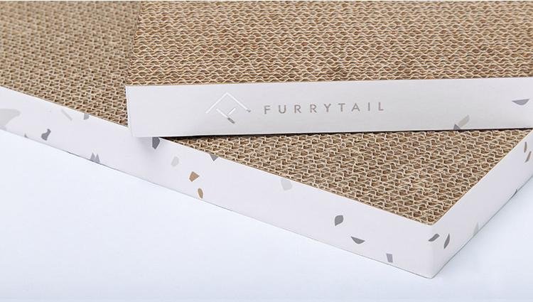 Furrytail Little House Scratcher (2 Colours) - CreatureLand