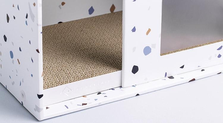 Furrytail Little House Scratcher (2 Colours) - CreatureLand