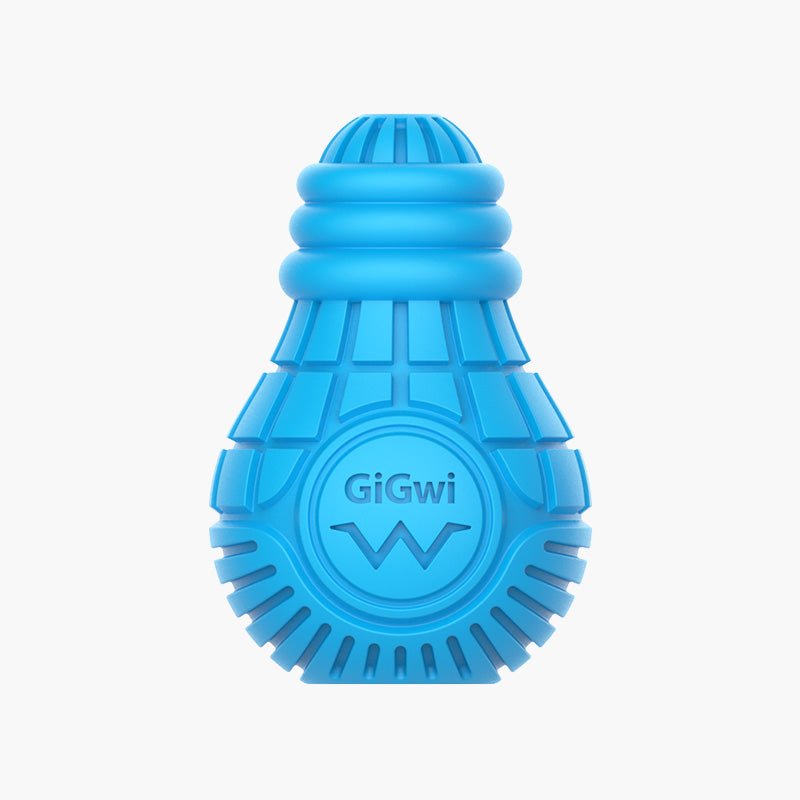 Gigwi Pet Bulb Treat Dispenser Rubber Dog Toy (3 Sizes) - CreatureLand