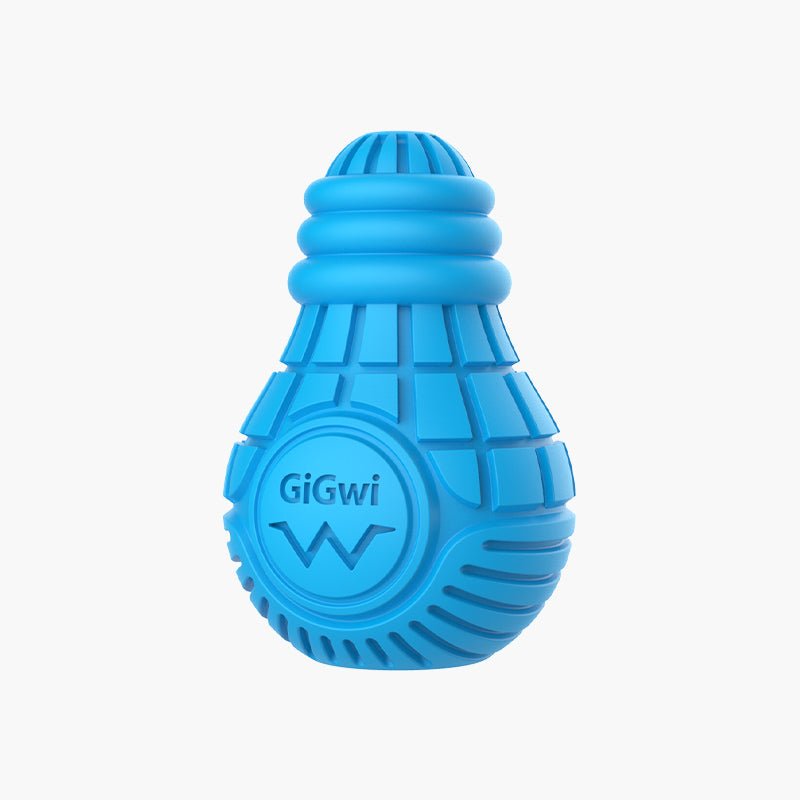 Gigwi Pet Bulb Treat Dispenser Rubber Dog Toy (3 Sizes) - CreatureLand