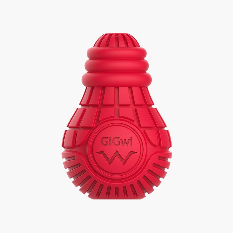 Gigwi Pet Bulb Treat Dispenser Rubber Dog Toy (3 Sizes) - CreatureLand
