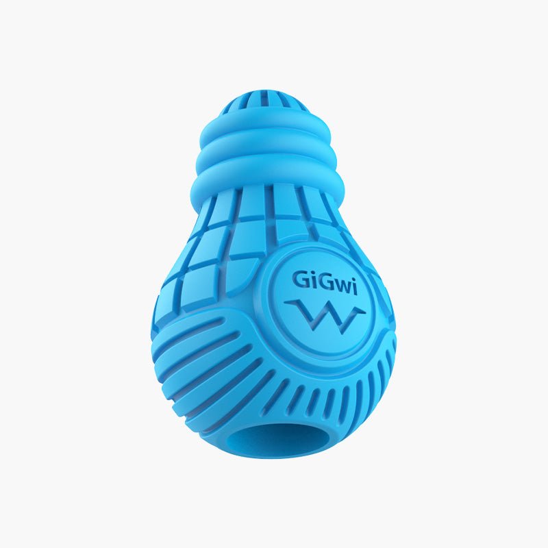 Gigwi Pet Bulb Treat Dispenser Rubber Dog Toy (3 Sizes) - CreatureLand