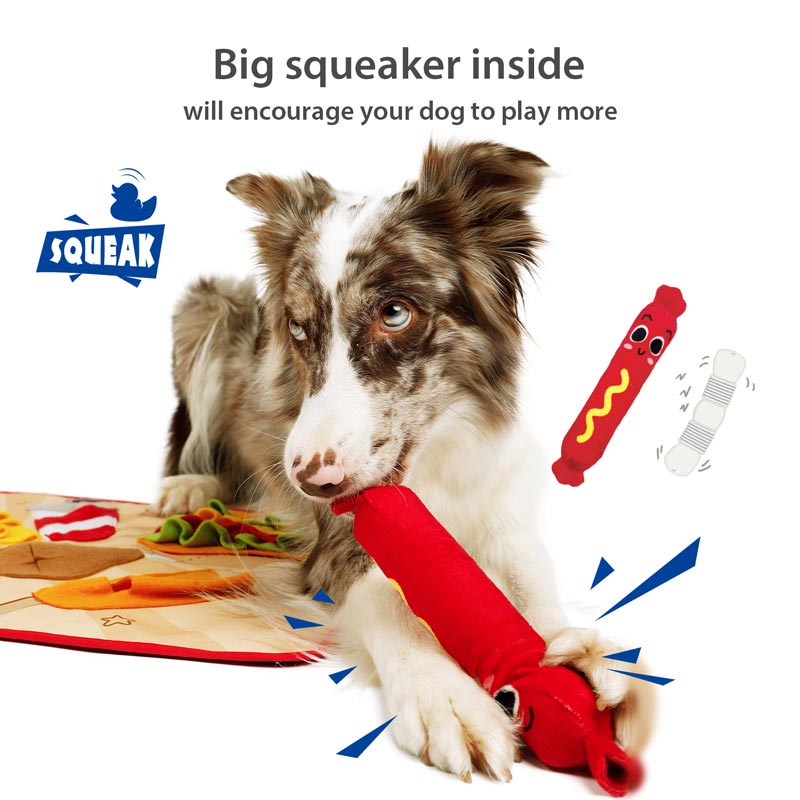 Gigwi Pet Fast Food Party Snuffle Mat Interactive Dog Toy - CreatureLand