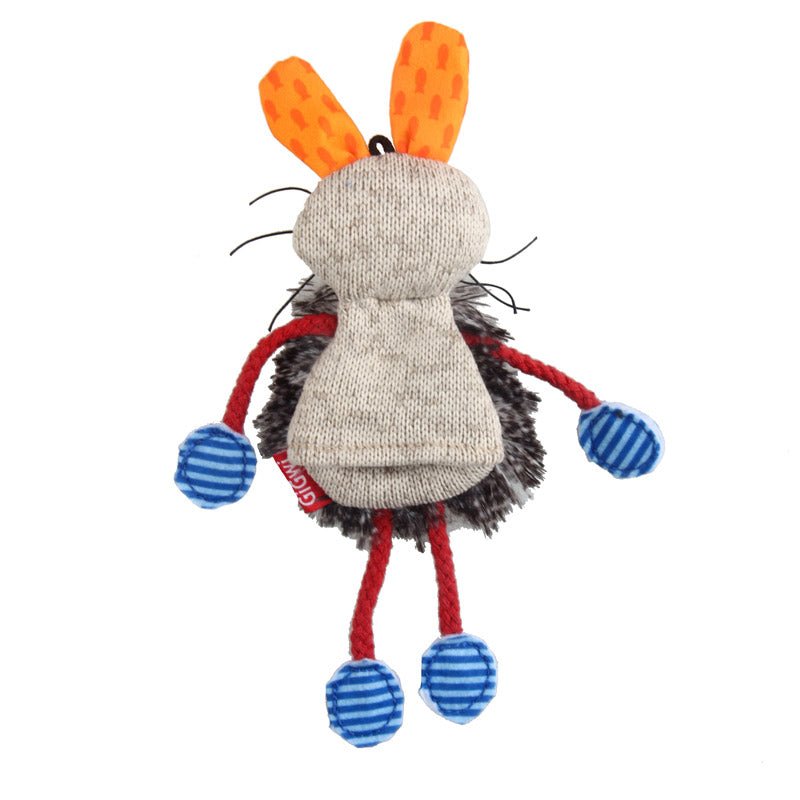 Gigwi Pet Refillable Silvervine Plush Cat Toy - Rabbit - CreatureLand