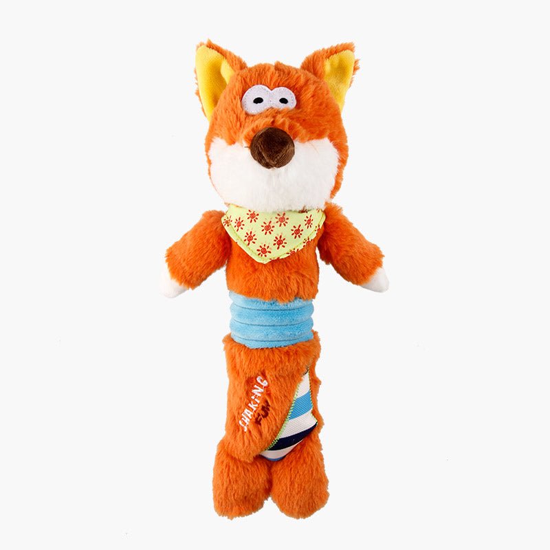 Gigwi Pet Shaking Fun Plush Dog Toy - Fox - CreatureLand