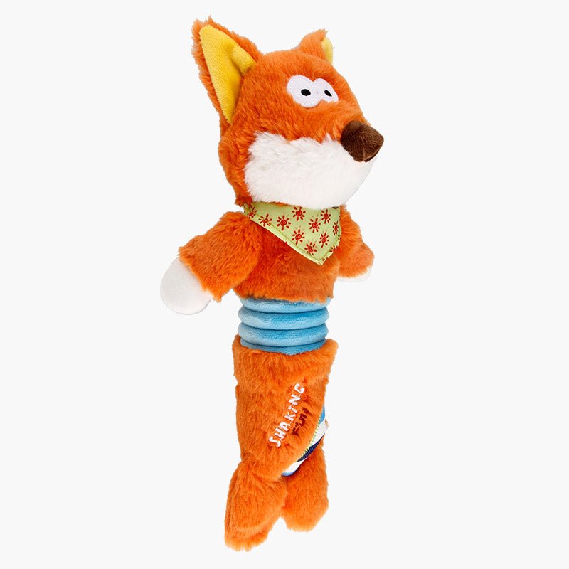 Gigwi Pet Shaking Fun Plush Dog Toy - Fox - CreatureLand